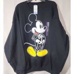 Mickey mouse skeleton sweatshirt men's extra XL
